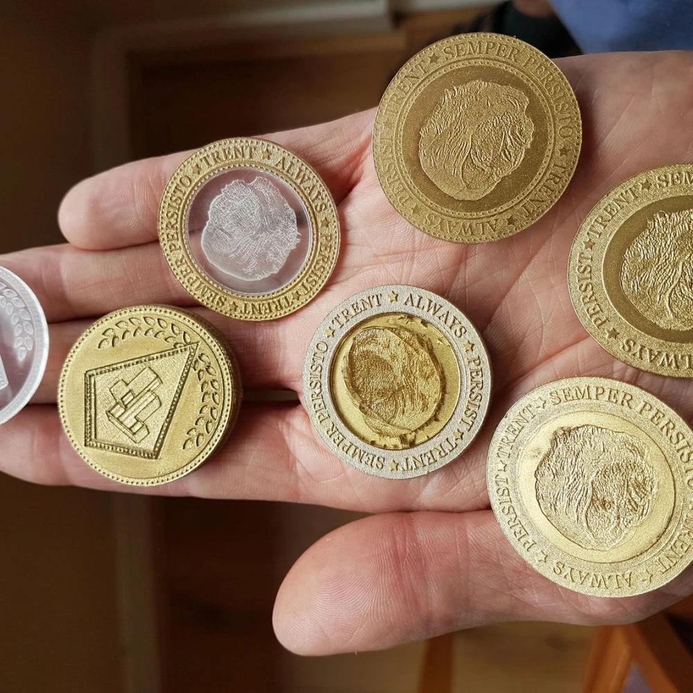 Photo of faux coins - specialist prop